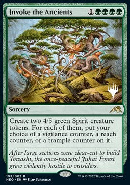 Invoke the Ancients (V.2)⁣ - Kamigawa: Neon Dynasty: Promos⁣ (Rare)⁣ [193]