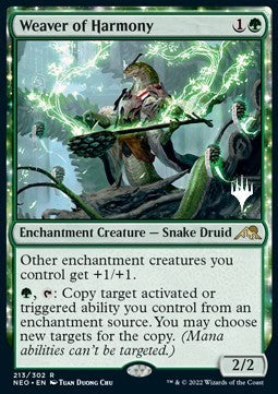 Weaver of Harmony (V.2)⁣ - Kamigawa: Neon Dynasty: Promos⁣ (Rare)⁣ [213]