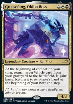 Greasefang, Okiba Boss (V.2)⁣ - Kamigawa: Neon Dynasty: Promos⁣ (Rare)⁣ [220]