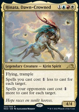 Hinata, Dawn-Crowned (V.2)⁣ - Kamigawa: Neon Dynasty: Promos⁣ (Rare)⁣ [222]