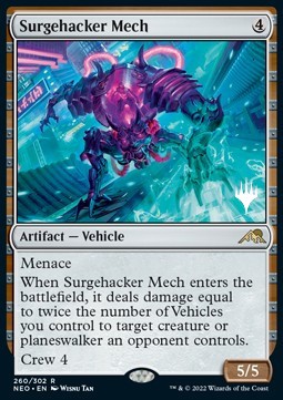 Surgehacker Mech (V.2)⁣ - Kamigawa: Neon Dynasty: Promos⁣ (Rare)⁣ [260]