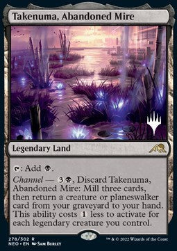 Takenuma, Abandoned Mire (V.2)⁣ - Kamigawa: Neon Dynasty: Promos⁣ (Rare)⁣ [278]