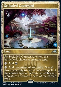 Secluded Courtyard⁣ - Kamigawa: Neon Dynasty: Promos⁣ (Uncommon)⁣ [512]