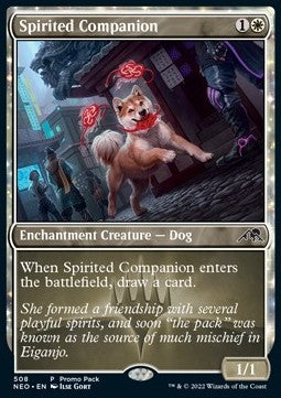 Spirited Companion⁣ - Kamigawa: Neon Dynasty: Promos⁣ (Common)⁣ [508]