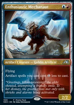 Enthusiastic Mechanaut⁣ - Kamigawa: Neon Dynasty: Promos⁣ (Uncommon)⁣ [509]