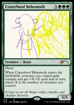 Craterhoof Behemoth (V.2) - Secret Lair Drop Series: Extra Life (Mythic) [SLDXL-376]