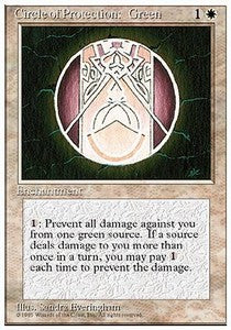 Circle of Protection: Green⁣ - Fourth Edition⁣ (Common)