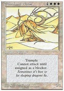 Elder Land Wurm⁣ - Fourth Edition⁣ (Rare)