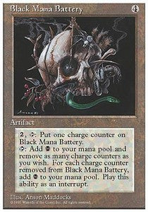 Black Mana Battery⁣ - Fourth Edition⁣ (Rare)