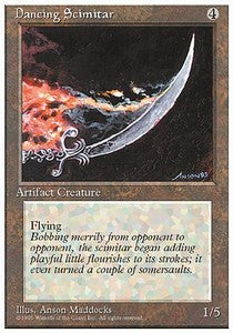 Dancing Scimitar⁣ - Fourth Edition⁣ (Rare)