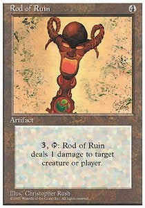 Rod of Ruin⁣ - Fourth Edition⁣ (Uncommon)