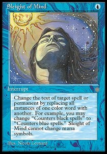 Sleight of Mind⁣ - Ice Age⁣ (Uncommon)