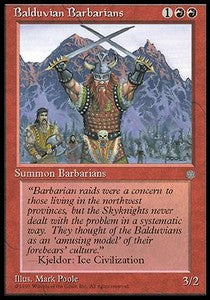 Balduvian Barbarians⁣ - Ice Age⁣ (Common)