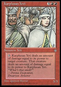 Karplusan Yeti⁣ - Ice Age⁣ (Rare)