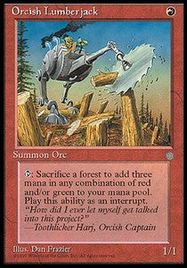 Orcish Lumberjack⁣ - Ice Age⁣ (Common)
