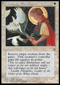 Swords to Plowshares⁣ - Ice Age⁣ (Uncommon)