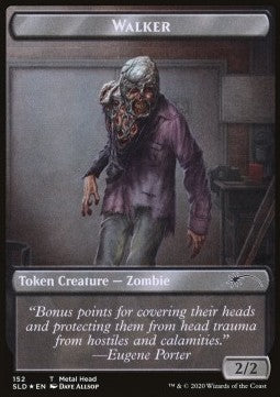Walker Token (B 2/2) // Treasure Token (V.2) - Secret Lair Drop Series (Token) [SLD-152/153]