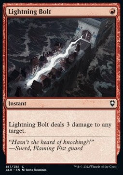 Lightning Bolt⁣ - Commander Legends: Battle for Baldur's Gate⁣ (Common)⁣ [187]
