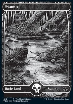 Swamp⁣ - Innistrad: Crimson Vow: Promos⁣ (Land)⁣ [410]