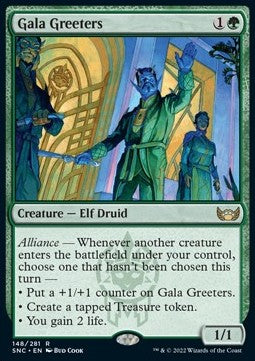 Gala Greeters⁣ - Streets of New Capenna⁣ (Rare)⁣ [148]