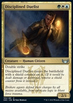Disciplined Duelist⁣ - Streets of New Capenna⁣ (Uncommon)⁣ [182]