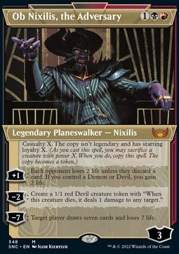Ob Nixilis, the Adversary (V.2)⁣ - Streets of New Capenna: Extras⁣ (Mythic)⁣ [348]