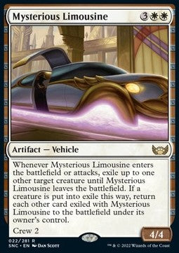 Mysterious Limousine⁣ - Streets of New Capenna⁣ (Rare)⁣ [22]