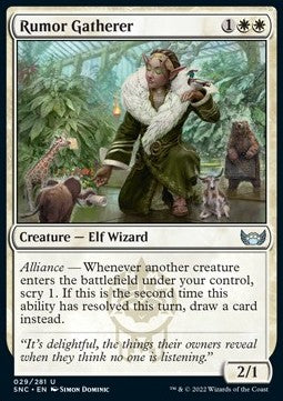 Rumor Gatherer⁣ - Streets of New Capenna⁣ (Uncommon)⁣ [29]