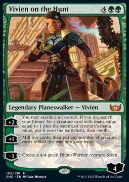 Vivien on the Hunt⁣ - Streets of New Capenna⁣ (Mythic)⁣ [162]