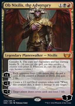 Ob Nixilis, the Adversary⁣ - Streets of New Capenna⁣ (Mythic)⁣ [206]