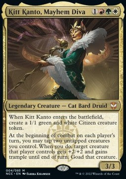 Kitt Kanto, Mayhem Diva⁣ - Commander: Streets of New Capenna⁣ (Mythic)⁣ [4]