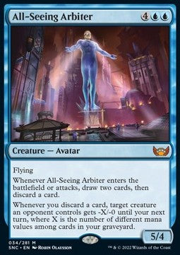 All-Seeing Arbiter⁣ - Streets of New Capenna⁣ (Mythic)⁣ [34]