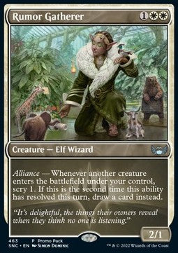 Rumor Gatherer⁣ - Streets of New Capenna: Promos⁣ (Uncommon)⁣ [463]