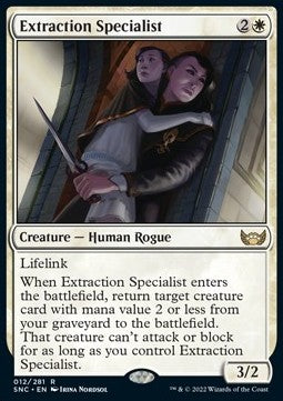 Extraction Specialist⁣ - Streets of New Capenna⁣ (Rare)⁣ [12]