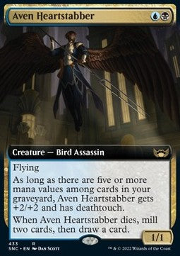 Aven Heartstabber⁣ - Streets of New Capenna: Extras⁣ (Rare)⁣ [433]