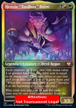 Henzie "Toolbox" Torre (V.2)⁣ - Commander: Streets of New Capenna: Extras⁣ (Special)⁣ [187]