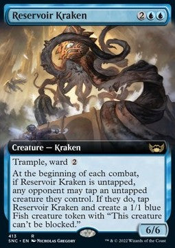 Reservoir Kraken⁣ - Streets of New Capenna: Extras⁣ (Rare)⁣ [413]