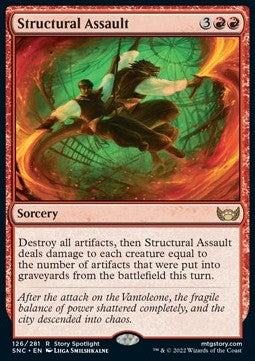 Structural Assault⁣ - Streets of New Capenna⁣ (Rare)⁣ [126]