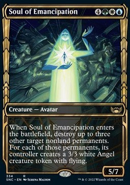 Soul of Emancipation (V.1)⁣ - Streets of New Capenna: Extras⁣ (Rare)⁣ [334]