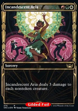 Incandescent Aria (V.2)⁣ - Streets of New Capenna: Extras⁣ (Rare)⁣ [376]