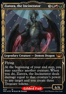 Ziatora, the Incinerator (V.2)⁣ - Streets of New Capenna: Extras⁣ (Mythic)⁣ [404]