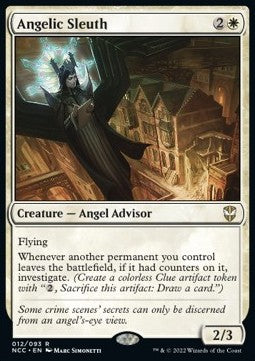 Angelic Sleuth⁣ - Commander: Streets of New Capenna⁣ (Rare)⁣ [12]