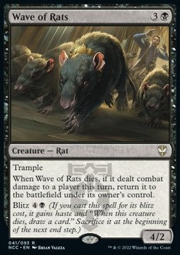 Wave of Rats⁣ - Commander: Streets of New Capenna⁣ (Rare)⁣ [41]