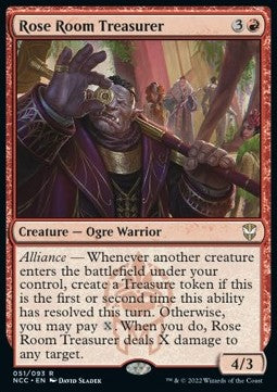 Rose Room Treasurer⁣ - Commander: Streets of New Capenna⁣ (Rare)⁣ [51]