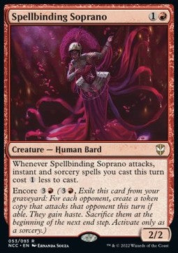 Spellbinding Soprano⁣ - Commander: Streets of New Capenna⁣ (Rare)⁣ [53]