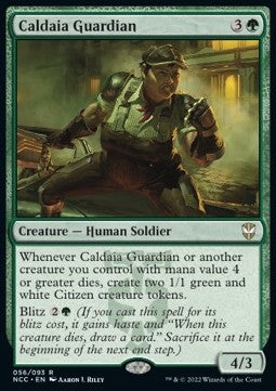 Caldaia Guardian⁣ - Commander: Streets of New Capenna⁣ (Rare)⁣ [56]