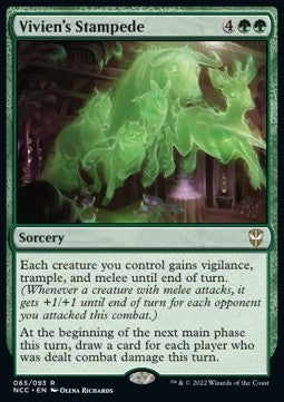 Vivien's Stampede⁣ - Commander: Streets of New Capenna⁣ (Rare)⁣ [65]