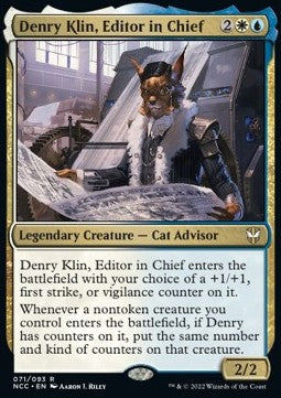 Denry Klin, Editor in Chief⁣ - Commander: Streets of New Capenna⁣ (Rare)⁣ [71]