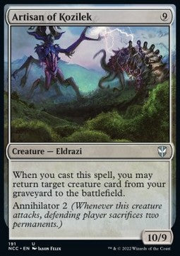 Artisan of Kozilek⁣ - Commander: Streets of New Capenna⁣ (Uncommon)⁣ [191]