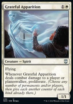 Grateful Apparition⁣ - Commander: Streets of New Capenna⁣ (Uncommon)⁣ [202]